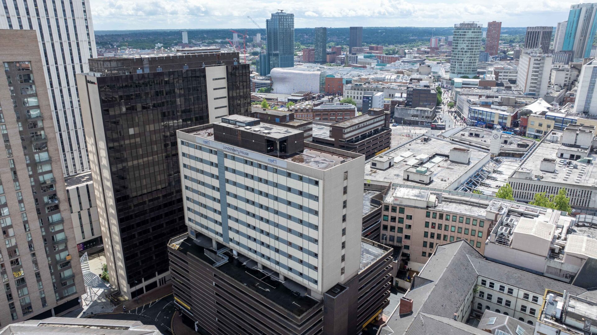 The 175-bedroomed Londonderry House student accommodation block in Birmingham will be sold at auction next month
