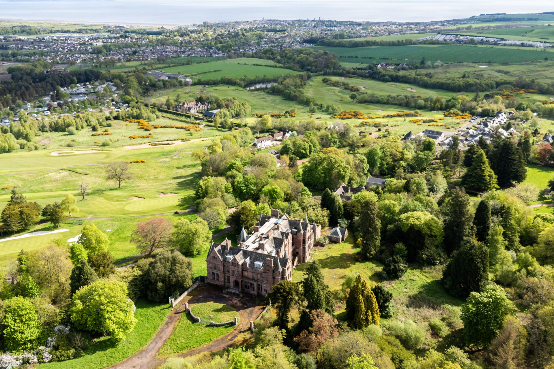 An old Manor House set in the middle of the countryside