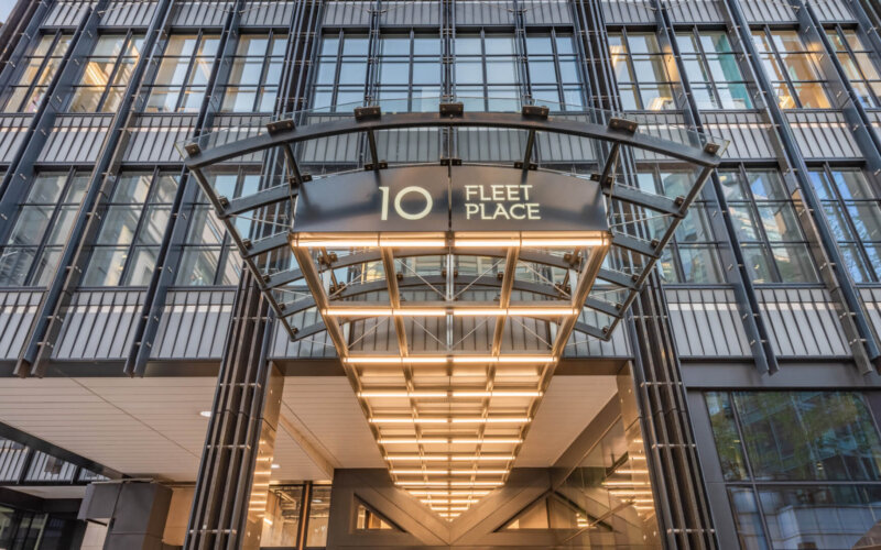 10 Fleet Place Exterior