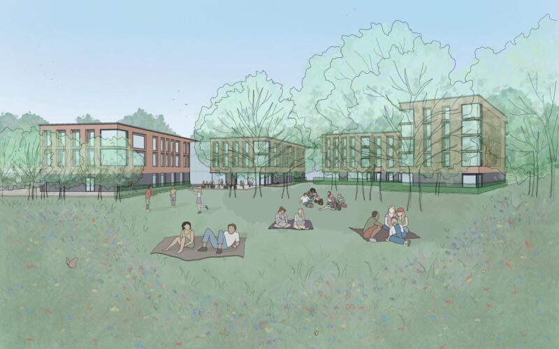 Artists impression of Redford Developments' PBSA scheme on Westwood Heath Road, Coventry