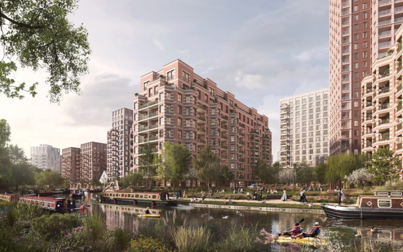 Ballymore_Kensal Canalside - view of Plot 4_