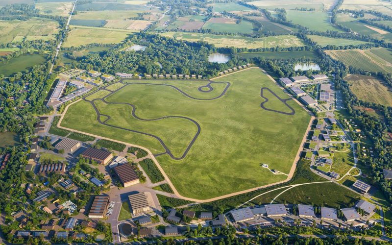 Bicester Motion proposed aerial illustrated masterplan to support growth and create opportunities with a 10-year investment plan - credit- Bicester Motion