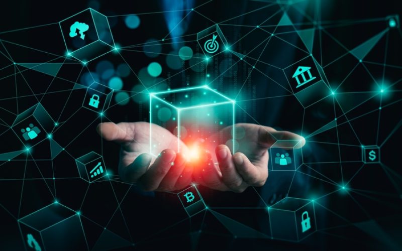 Blockchain,Technology,Concept,,Revolutionizing,Industries,,Exploring,The,Boundless,Potential,Of