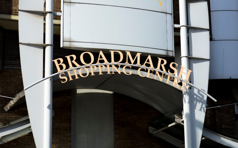 Old,Broadmarsh,Shopping,Centre,Sign,,Nottingham,,Nottinghamshire,,Uk,-,3rd