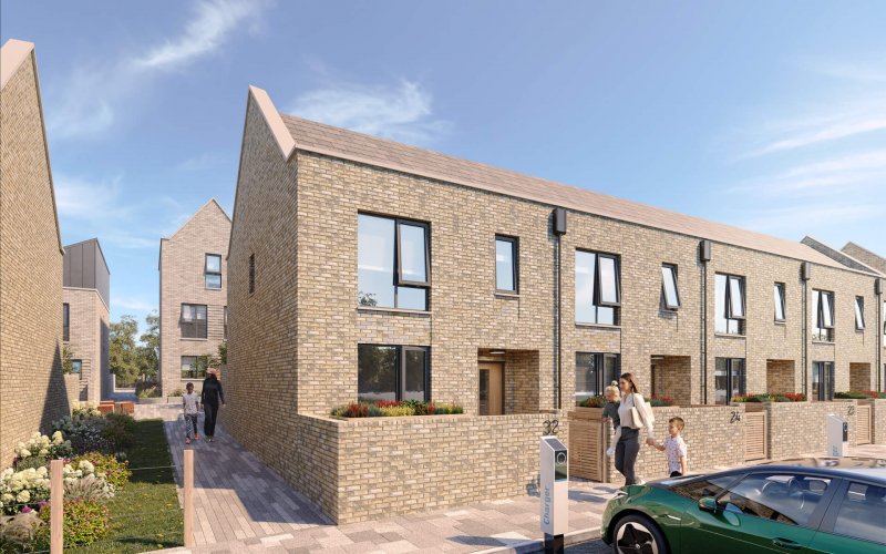 CGI of Forge New Homes development at Waverley