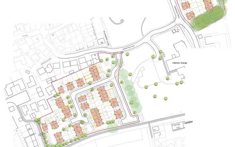 Cameron Homes' development in Oakham lr