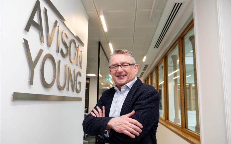 David Martin Pictured at the Avison Young HQ in Brindley Place, Birmingham. Picture by Shaun Fellows / Shine Pix Ltd