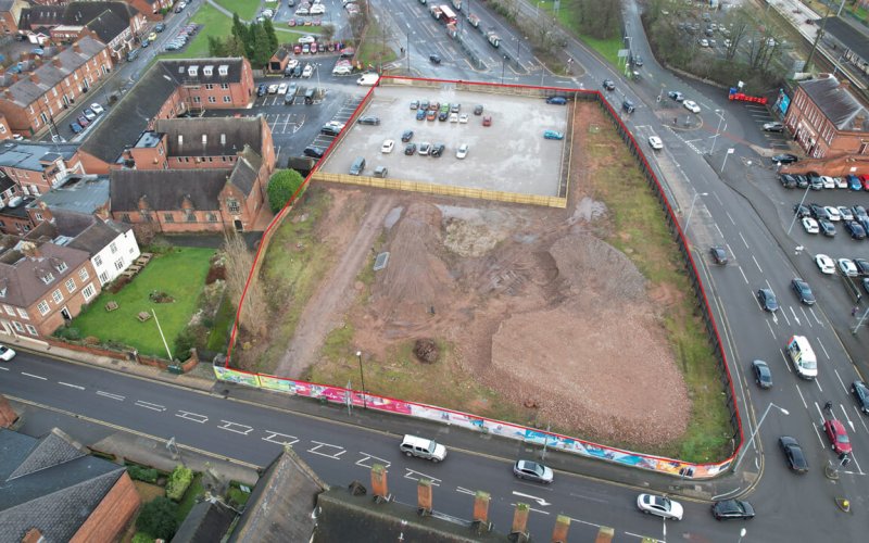 Development site Lichfield