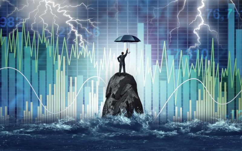 Market,Turbulence,And,Financial,Crisis,Security,Concept,As,A,Volatile