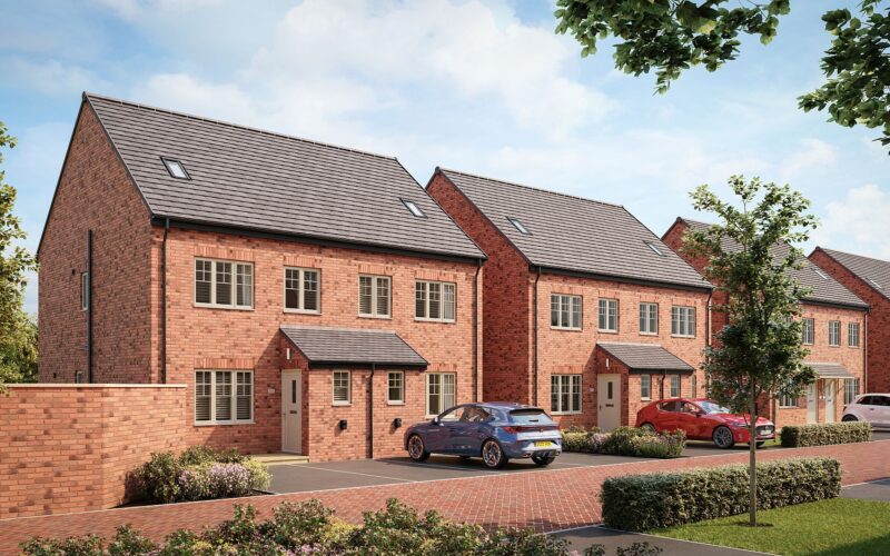 First deal - Avant Homes is constructing 82 new homes in Clifton for Nottingham Community Housing Association (CGI indicative of house types being delivered)