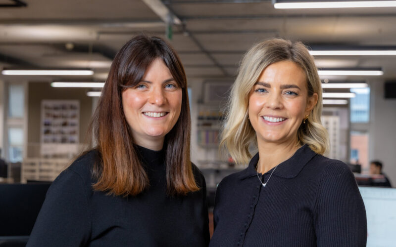 Helen Ratcliffe (left) and Emily Fleet (right) of MIX MANCHESTER