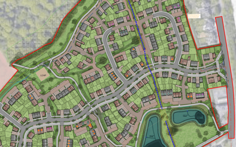 Keresley 2 Site Plan - Coloured