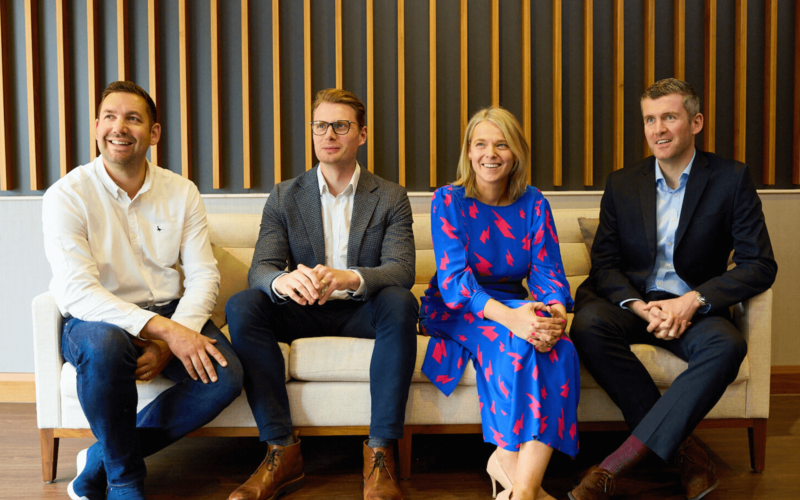 (L-R) Alistair Smith, David Baker-Brook, Helen Gardner, Tom Park Caddick