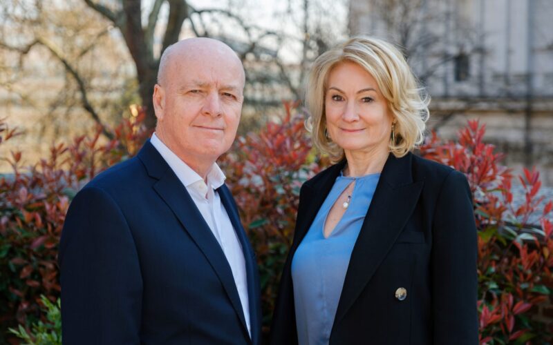 (L-R) Bob Maynard and Caroline Pope