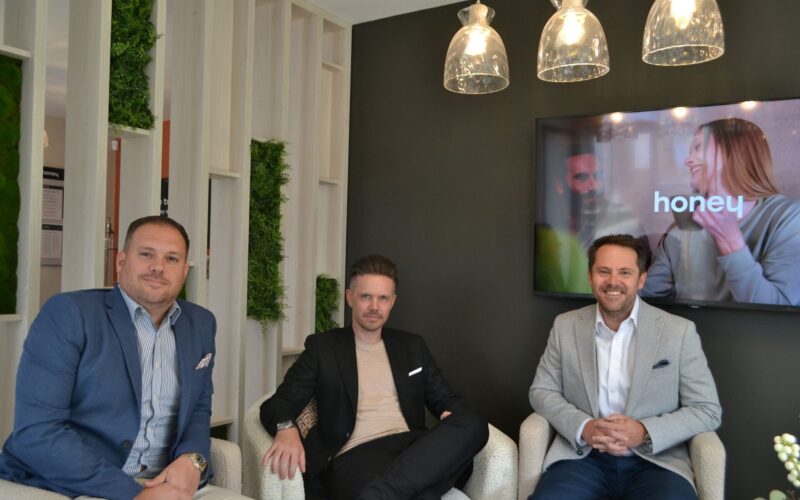 L-R Honey Chris Clingo, Luke Herring and Chris Coley