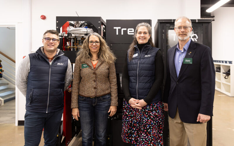 L-R - Tom Booker (MEPC), Mandy Birch (TreQ), Anna Fletcher (MEPC), Gibson Armstrong (TreQ)