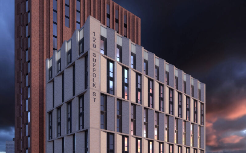 Landmark Birmingham PBSA - Credit Glancy Nicholls Architects