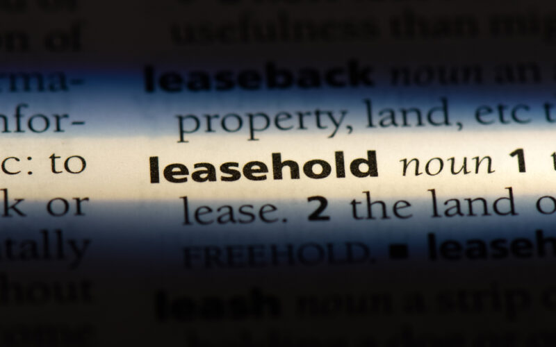 Leasehold,Word,In,A,Dictionary.,Leasehold,Concept.