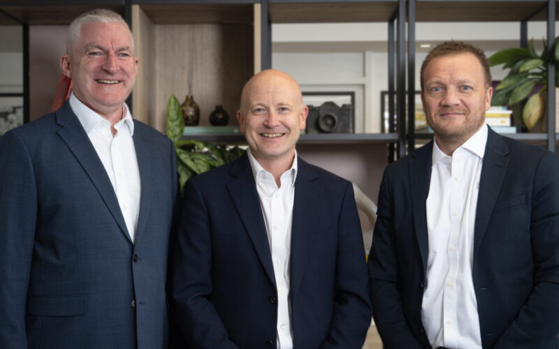 (Left) Paul Muldowney, (Centre) Craig Carson and (Right) Danny Masters