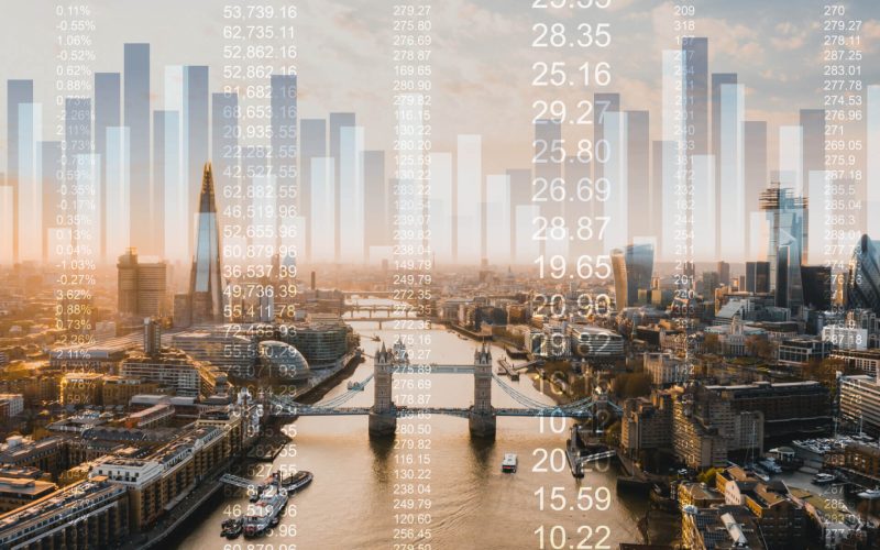 Great,Britain,Stock,Market,Graphic,Background,Wtih,Financial,Market,Trade