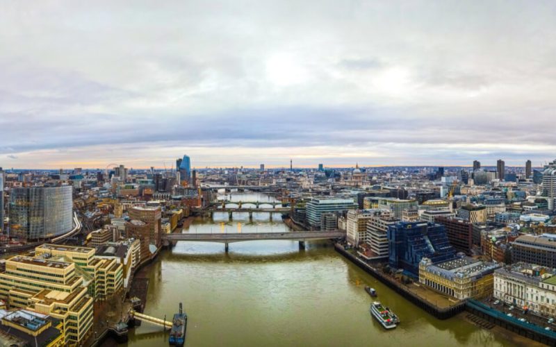Aerial,View,Of,The,City,Of,London,,The,Historic,Centre