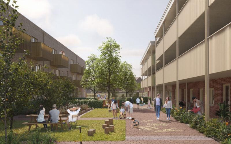 Northstowe - Lane view