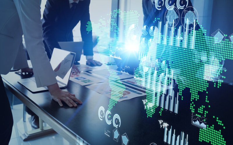 Global,Communication,Network,Concept.,Worldwide,Business.,Management,Strategy.
