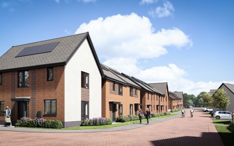 Partnership - Honey will deliver 85 homes for Incommunities in Low Moor, Bradford (CGI indicative of house types being delivered)