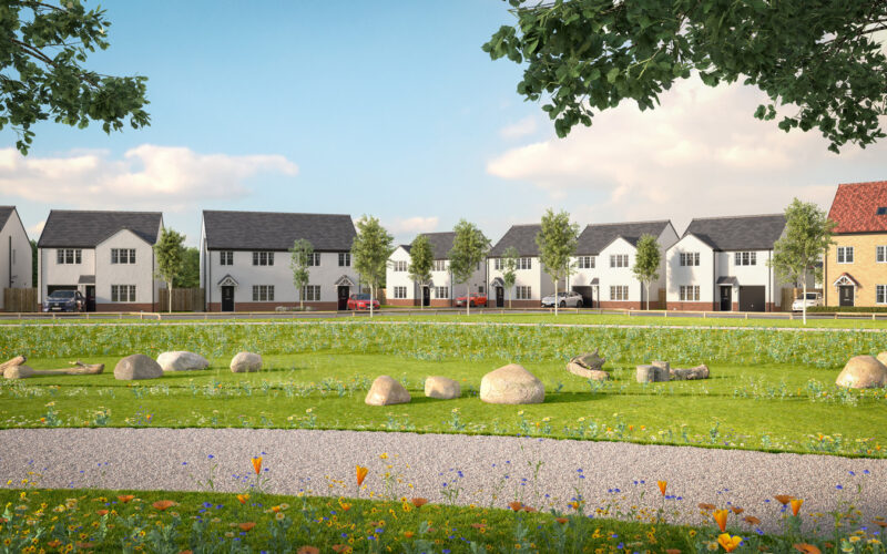 Planning granted - Avant Homes will deliver 256 new homes in Cairneyhill (CGI indicative of proposed housetypes to be built)