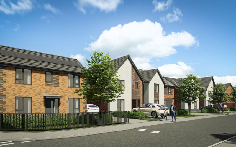 Planning granted - Honey will build 114 new homes off Ollerton Road, Edwinstowe (CGI of proposed house types to be built)