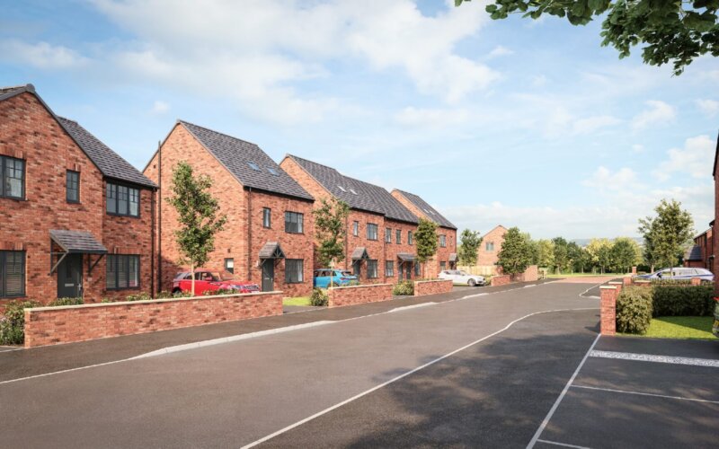 Plans submitted - Avant Homes intends to build 396 new homes in Pleasley, Mansfield (CGI indicative of proposed house types)