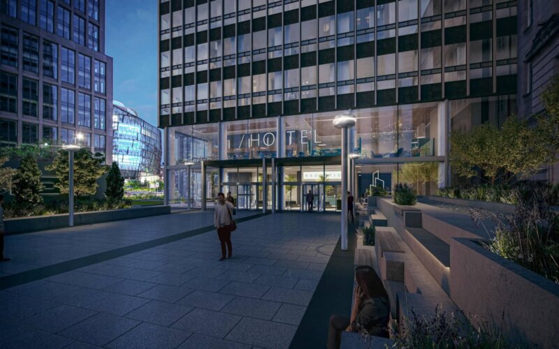 Plans to convert New Century House at NOMA, Manchester in to a luxury hotel are proposed