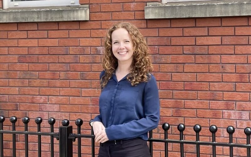 Polly Matthews at Redford Developments' offices in Henley in Arden