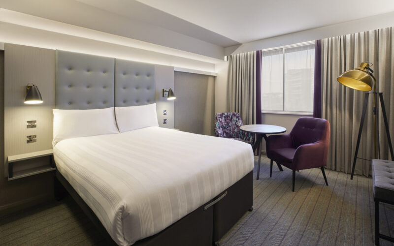 Premier Inn Premier Plus bedroom (daytime)