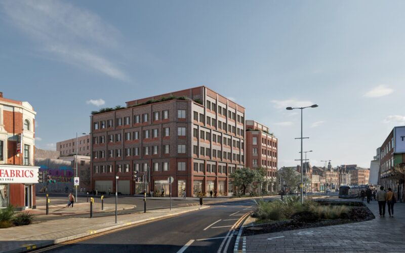 Proposed Phoenix Yard at former ironworks site at the gateway to Digbeth CGI