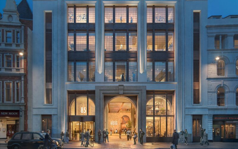 Proposed entrance to the site from Gracechurch Street-min