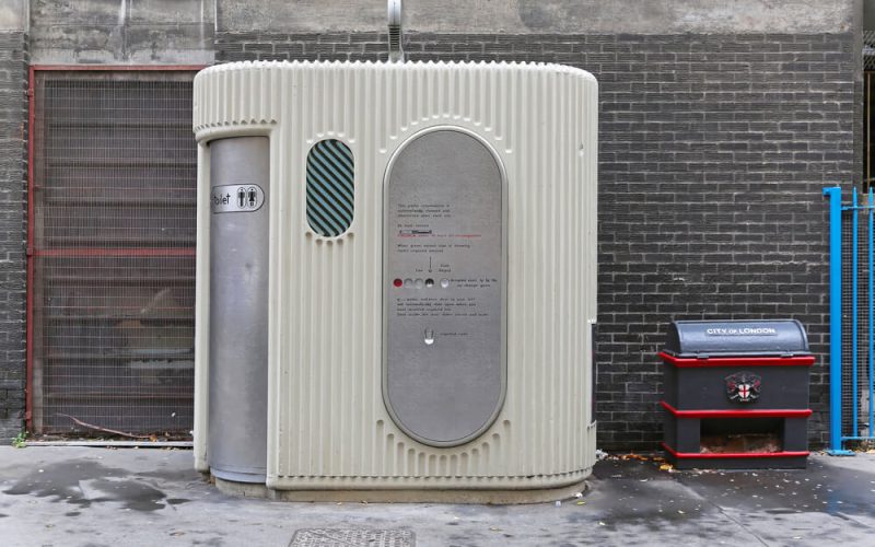 London,,United,Kingdom,-,November,24:,Automatic,Public,Toilet,In