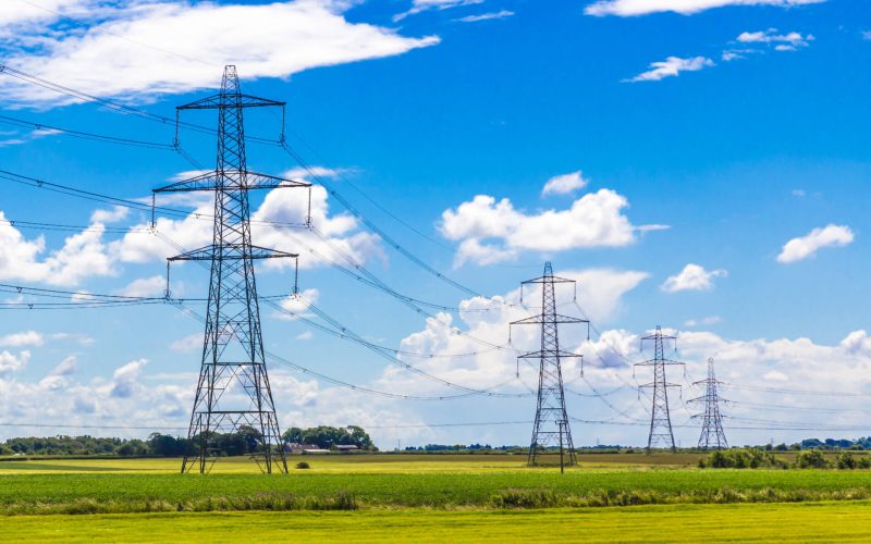 Row,Of,Pylons,In,The,English,Countryside