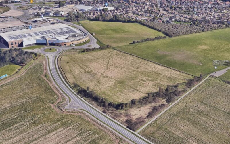 Quinn Thanet medial Aerial View