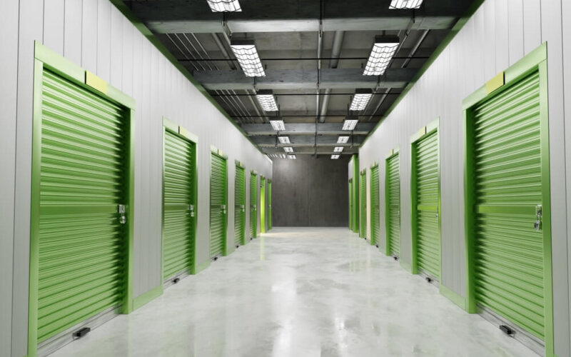 Rental,Storage,Units.,Self,Storage,Unit,Cutaway.,Storage,Box,With