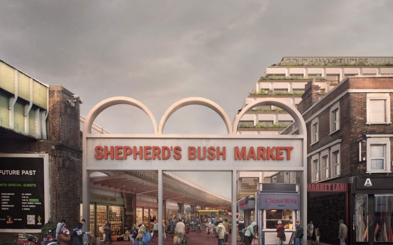 Shepherds Bush Market_CGI_AHMM