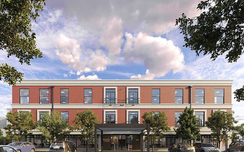 Silbury House exterior CGI