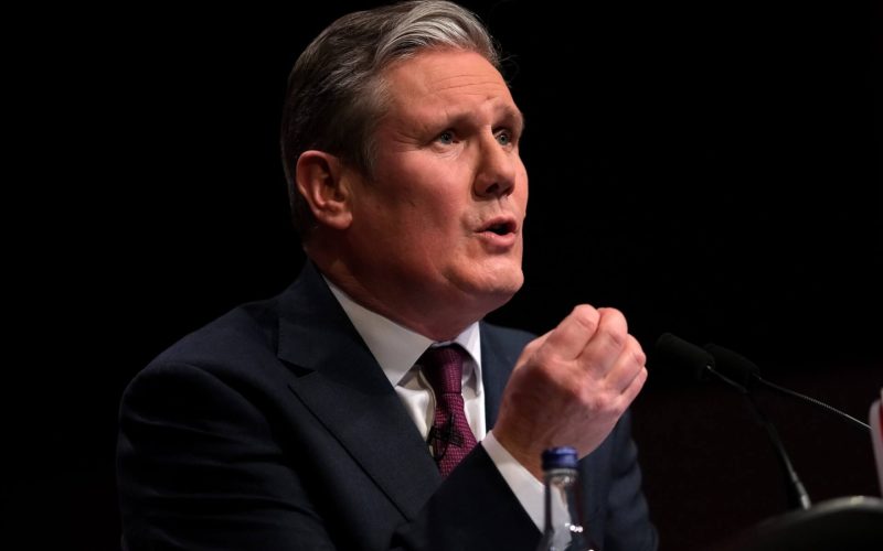 Glasgow,,Scotland,-,February,18,2024:,Labour,Leader,Sir,Keir