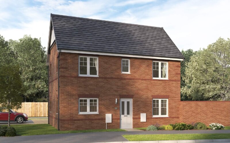 Swadlincote deal - Avant Homes will deliver 16 new homes for Trent & Dove (CGI indicative of the house types being provided)