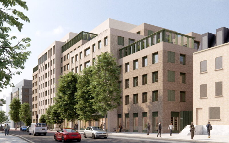 Telford Living LEB Building Street View CGI