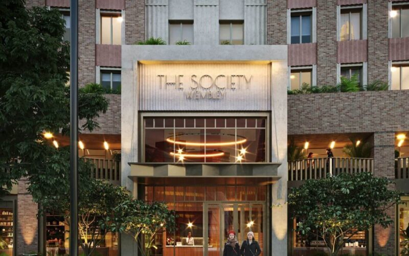 The Society 4119_Wembley High Road_000_External Hero C Dusk_TG_L
