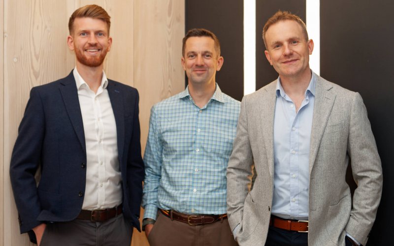 EXPERIENCED ADVISOR: Occupier advisory specialist Will Lawther, right,  has been appointed as Partner in property consultancy Vail Williams’ London office as regional business demand continues to drive expansion, pictured with London Regional Managing Partner James Lacey, centre, and Senior Surveyor Matt Waite who joined the team earlier this year