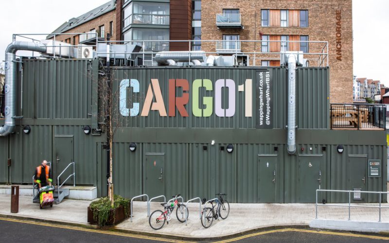 Bristol,,Uk,-,February,16,,2019:,Cargo,1,Container,Shops