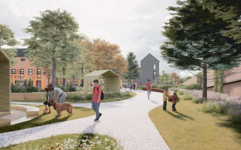 Wolverhampton Canalside South POS CGI