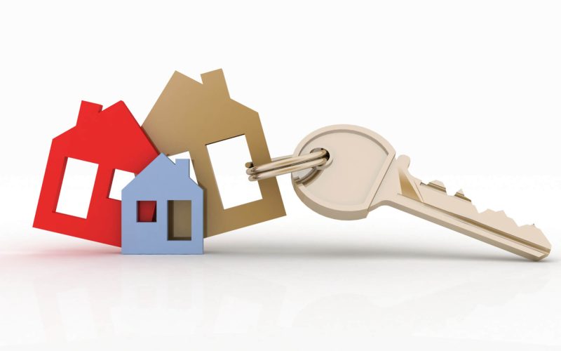 3d,Model,House,Symbol,Set,And,Key